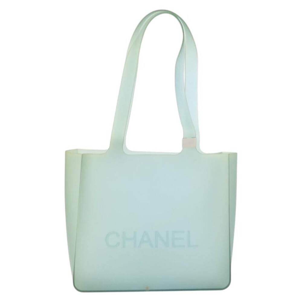 Chanel Tote Bag Rubber Green CC - Picture 2 of 6